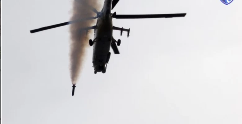 Βολές από τους «Πάνθηρες» της Ε.Φ - Τα επιθετικά Mi-35 της 450 ΜΕΠ